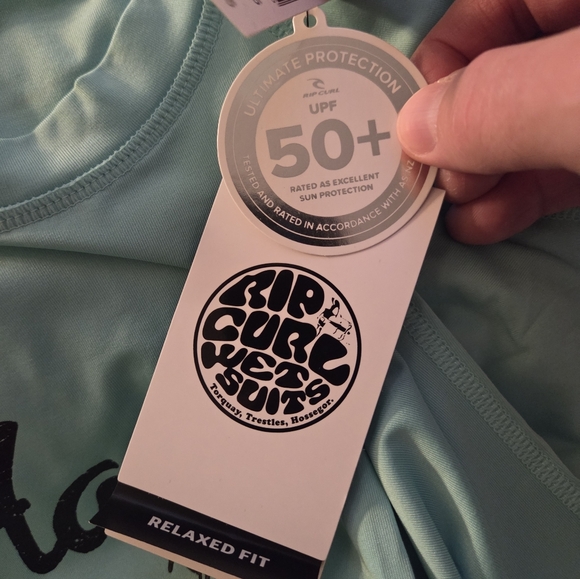 Rip Curl Hawaii Relaxed Fit Swim Shirt Rash Guard UPF 50+ Sz Med - Picture 10 of 13